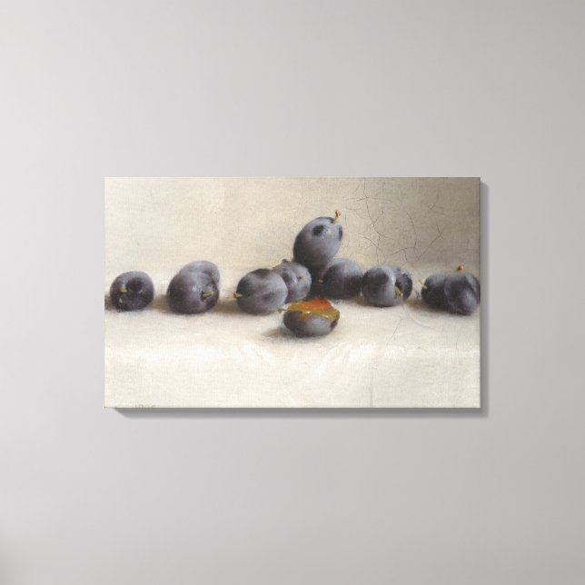 Lienzo Doce ciruelas (Anverso)