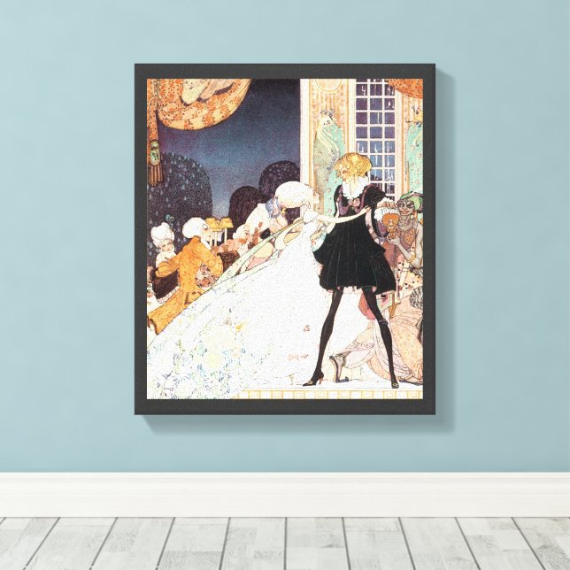 Lienzo Doce princesas bailando de Kay Nielsen (Insitu (piso de madera))