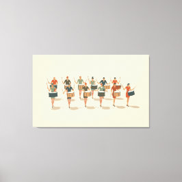 Lienzo Doce Tambores Tambores Tambores Tambores Tambores 