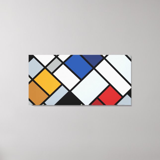 Lienzo Doesburgo - Contra-composición de disonancias (Anverso)