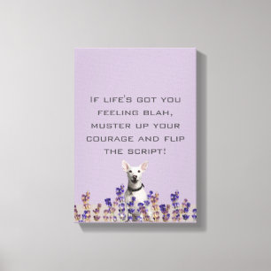 Lienzo Dog  Calendar