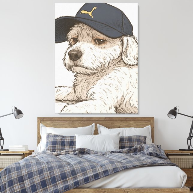 Lienzo Dog Max (Insitu(Dormitorio))