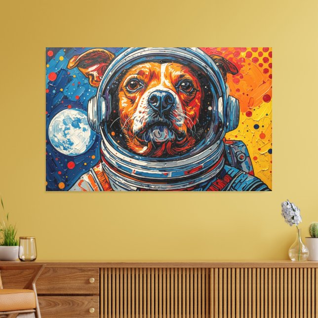 LIENZO DOGS IN SPACE-11 (Insitu (Sala de estar))
