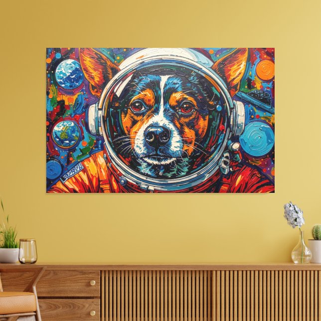LIENZO DOGS IN SPACE-14 (Insitu (Sala de estar))