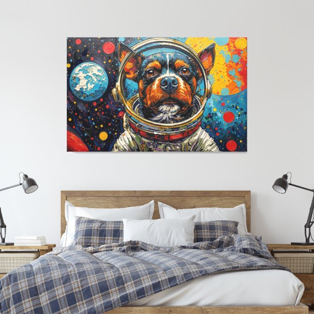 LIENZO DOGS IN SPACE-15 (Insitu(Dormitorio))