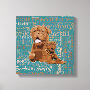 Lienzo Dogue de Bordeaux - mastín francés