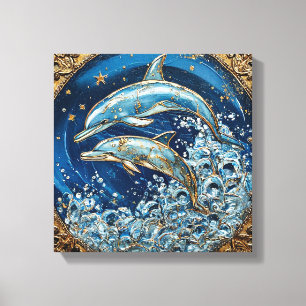 Lienzo Dolphin Art