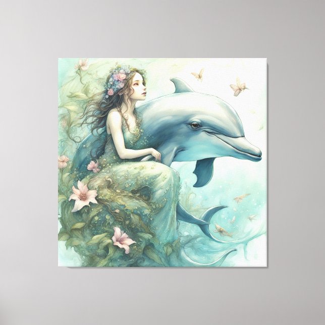 Lienzo Dolphin Fantasy 2 (Anverso)