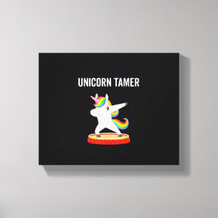 Lienzo Domador de Unicornios con Dabbing Circo Carnaval R