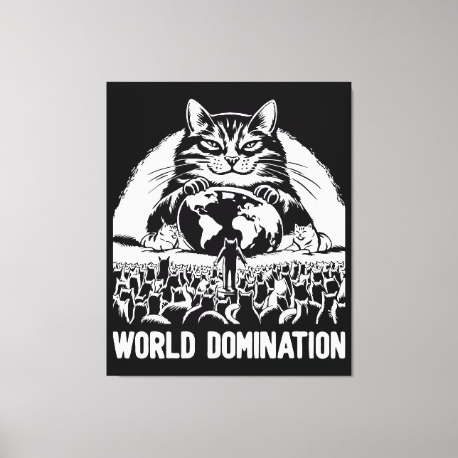 Lienzo Dominación mundial 1 (Anverso)