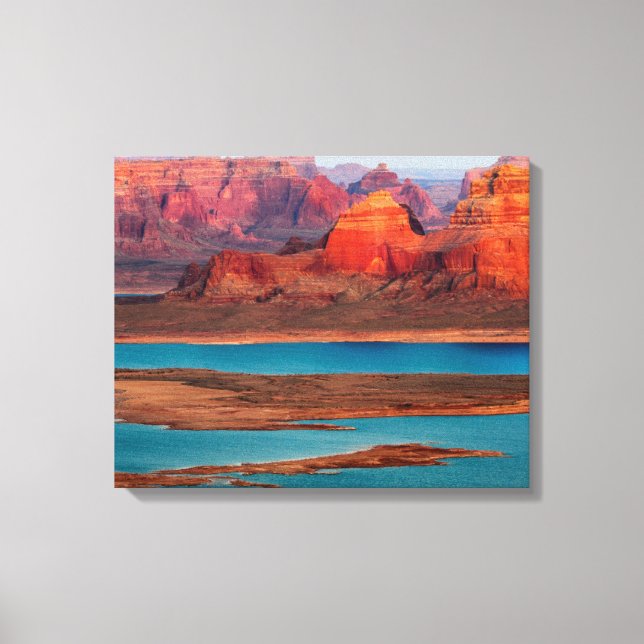 Lienzo Dominguez Butte y Lake Powell, Utah (Anverso)