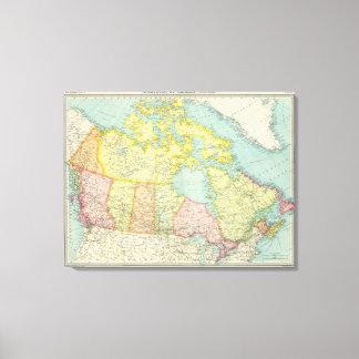 Lienzo Dominión de Canadá político