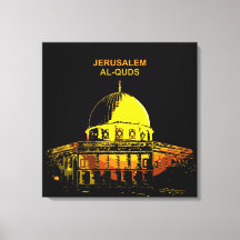 Domo de la roca: Jerusalén "Al-Quds"