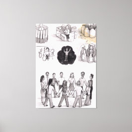 Lienzo Don’t let death. Be your life.