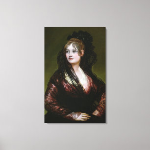 Lienzo Dona Isabel d de Francisco Jose de Goya y