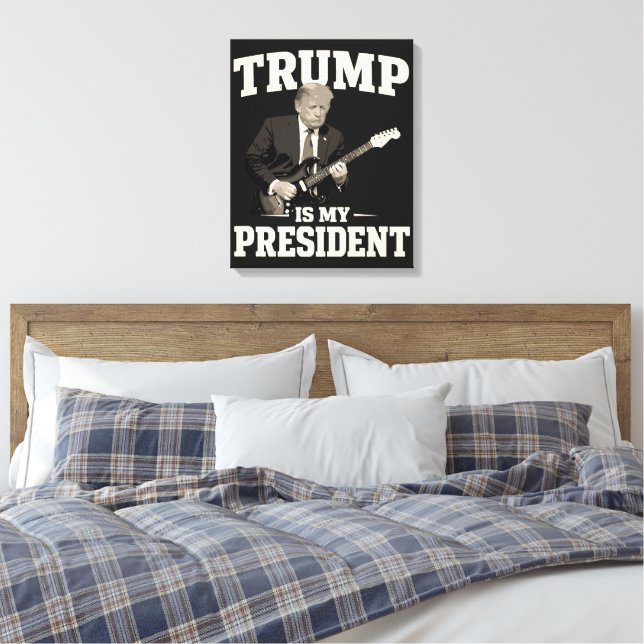 Lienzo Donald Trump Es Mi Presidente (Insitu(Dormitorio))
