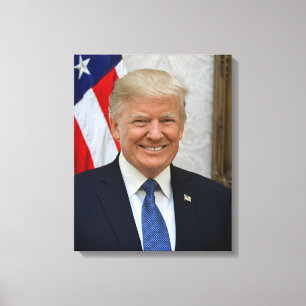 Lienzo Donald Trump Presidente de los Estados Unidos Casa