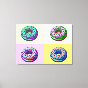 Lienzo Donas Estilo Retro Pop Art 