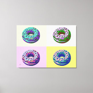 Lienzo Donas Estilo Retro Pop Art 