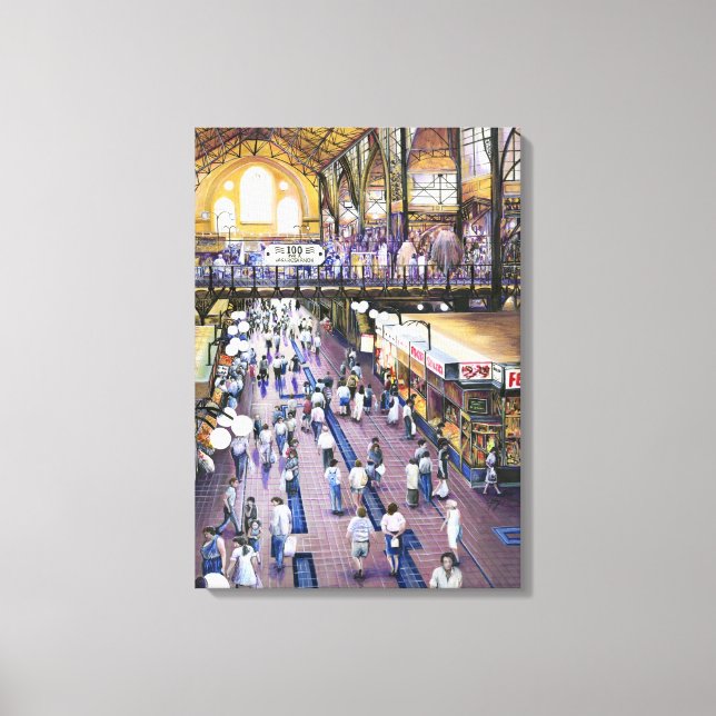 Lienzo ¿Dónde está el clóset de agua de las mujeres? Buda (Anverso)