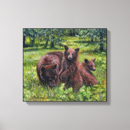 Lienzo "¿Dónde están los bloques de oro?"