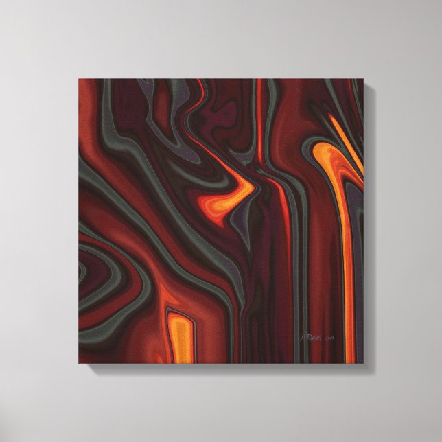 Lienzo Donde Hay Humo (Anverso)