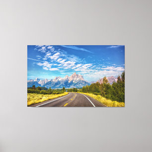 Lienzo Donde la carretera conduce