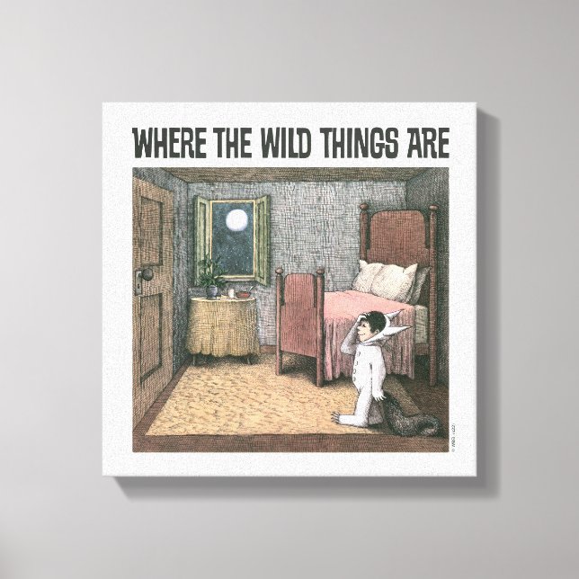 Lienzo Donde los wild things are | Escena 7 (Anverso)
