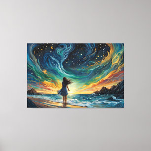 Lienzo Dónde se dirigen los sueños