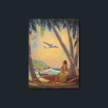 Lienzo Dónde se reúnen el progreso y el romance<br><div class="desc">'Dónde se encuentran el progreso y el romance',  por Ruehl Frederick Heckman,  c. 1939.</div>