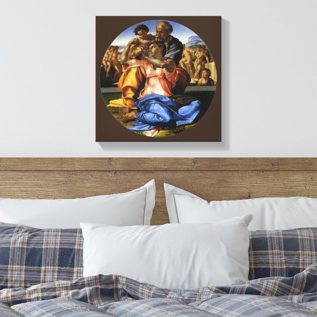 Lienzo Doni Tondo de Miguel Ángel o Doni Madonna (Insitu(Dormitorio))