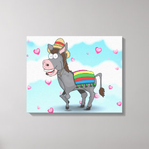 Lienzo Donkey mexicano