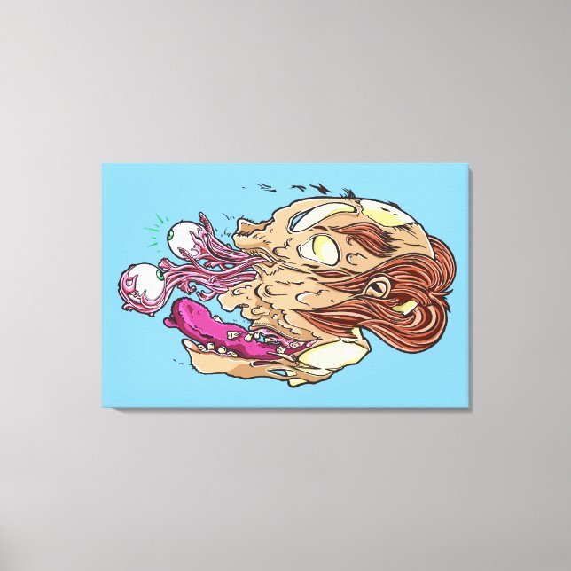 Lienzo Don't look back! (Anverso)