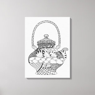 Lienzo Doodle de Teapot 6