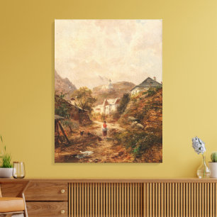 Lienzo Dorf - Emil Barbarini