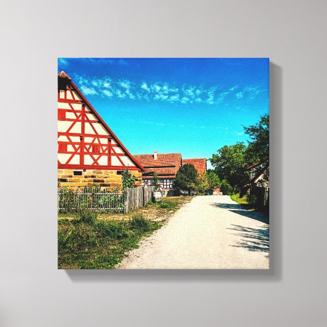 Lienzo Dorfstraße (Anverso)