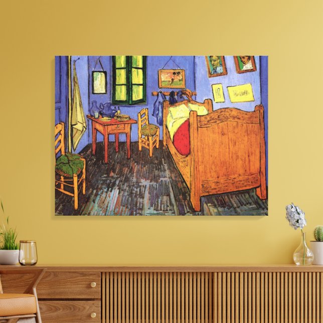 Lienzo Dormitorio de Vincent van Gogh en Arles (Insitu (Sala de estar))