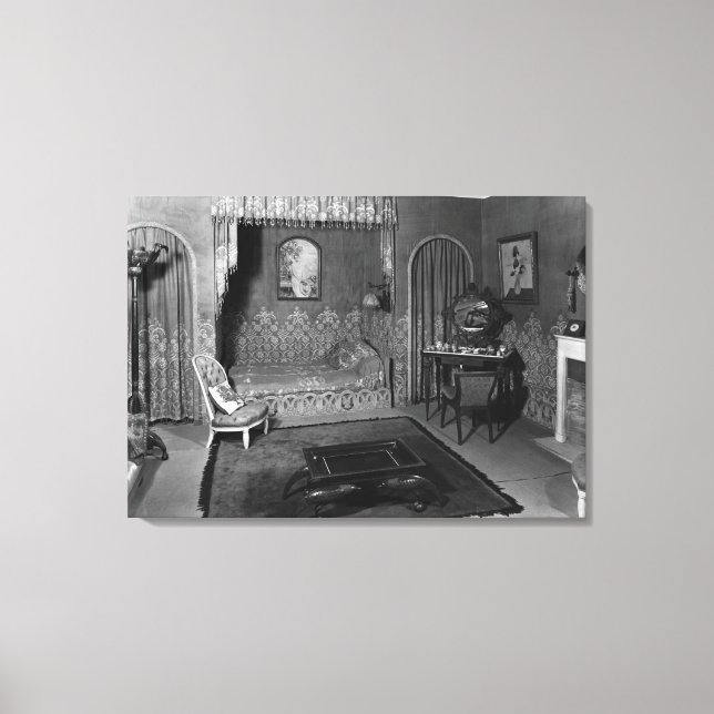 Lienzo Dormitorio perteneciente a Jeanne Lanvin c.1920-25 (Anverso)