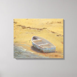 Lienzo Dory de verano - Barco en la costa