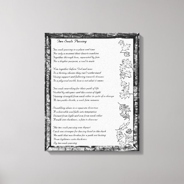 Lienzo Dos almas falleciendo (Anverso)