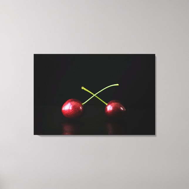 Lienzo Dos Cerezas 36x24 (90x60cm) waca (Anverso)