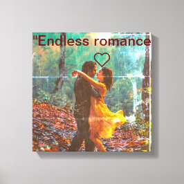 Lienzo Dos corazones, un alma"