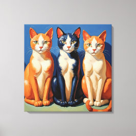 Lienzo Dos dedos de frente y un Tuxedo