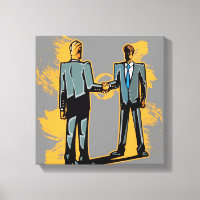 Dos empresarios estrechando la mano