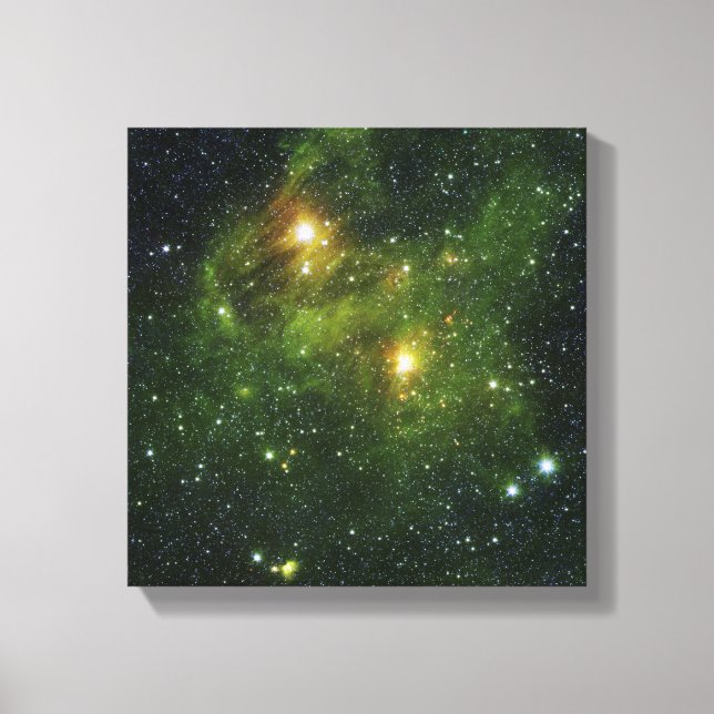 Lienzo Dos estrellas brillantes (Anverso)