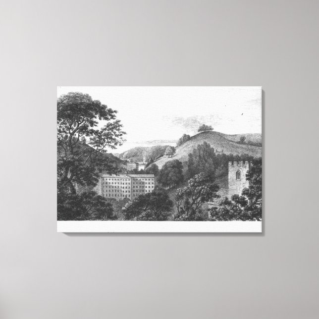 Lienzo Dos Obras De Algodón Superior, Textil Lanark Nuevo (Anverso)