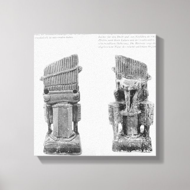 Lienzo Dos órganos (Anverso)