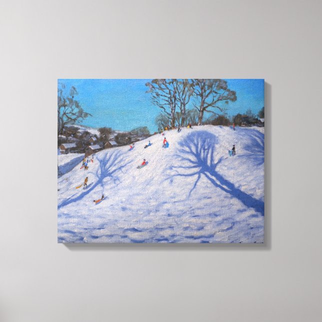 Lienzo Dos sombras de árbol Bolehill Wirksworth 2009 (Anverso)