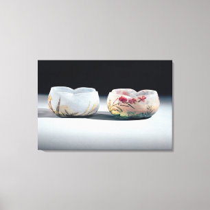 Lienzo Dos tazones de Daum, Nancy, Francia