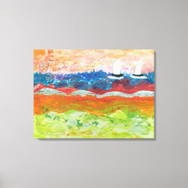 Lienzo Dos vela (Anverso)